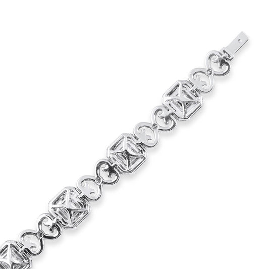 Fancy Yellow Diamond Bracelet, 7.42 Ct. TW, Radiant shape