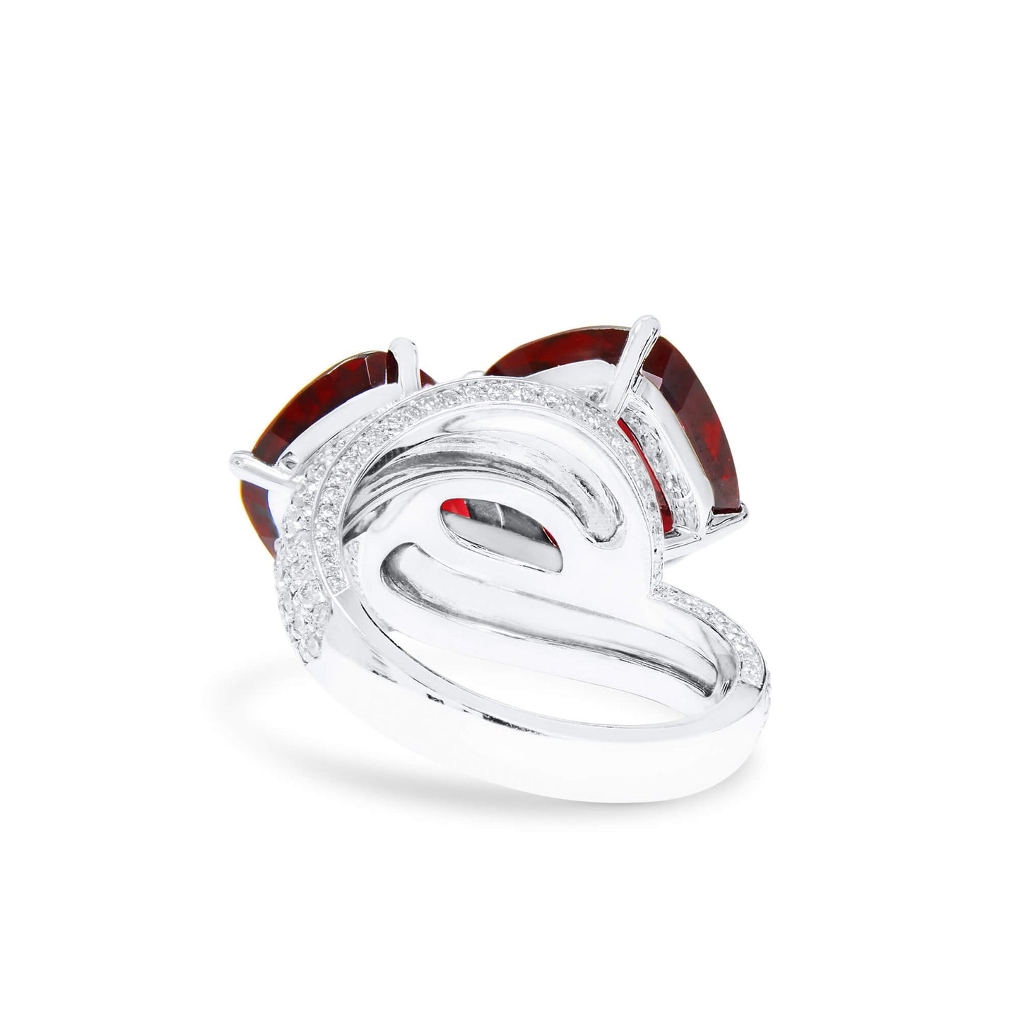Natural Vivid Red Burma Spinel Ring, 11.62 Ct. TW, Cushion shape GRS Certified