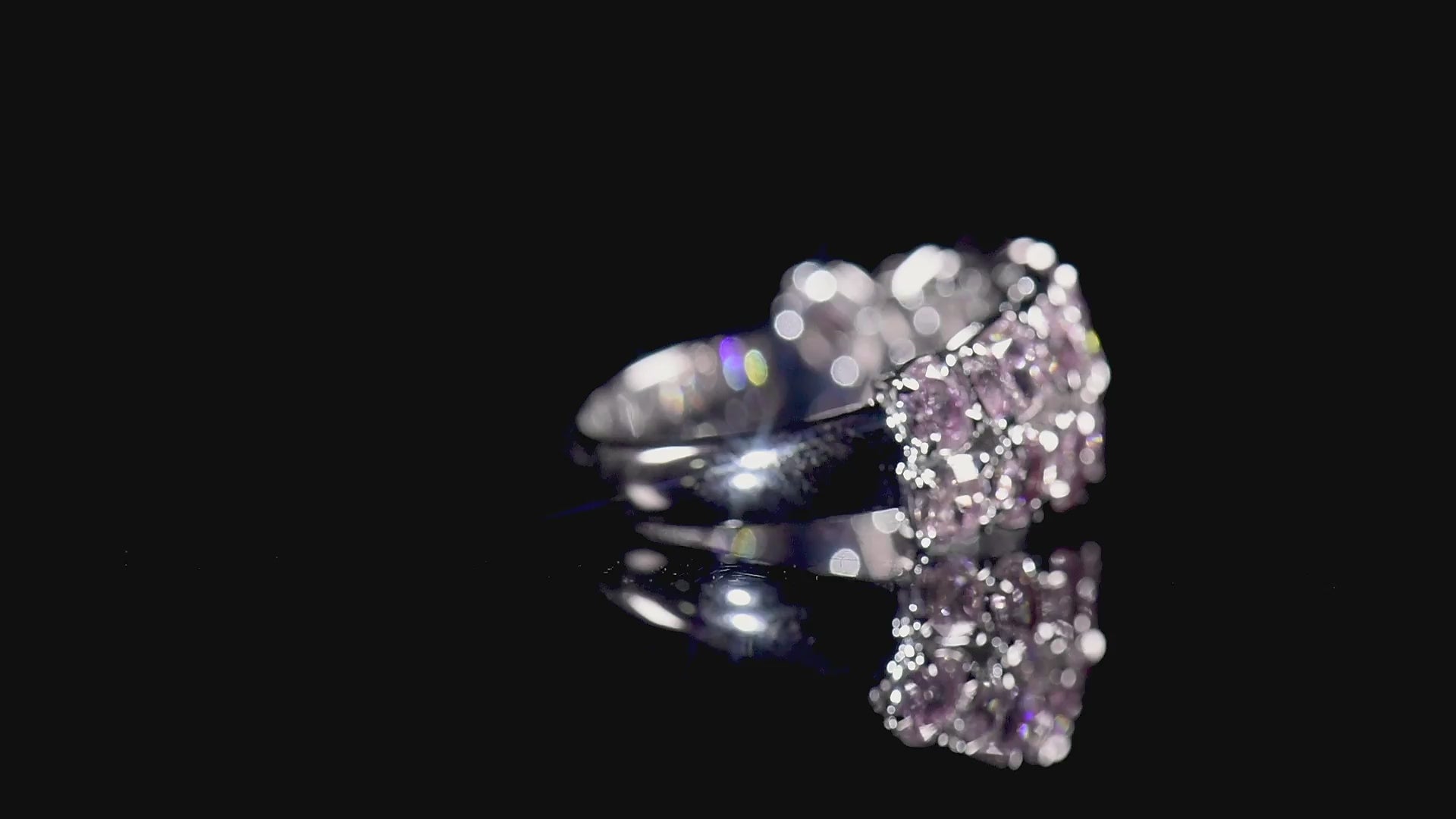 Light Pink Diamond Ring, 2.82 Ct. TW, MIX shape