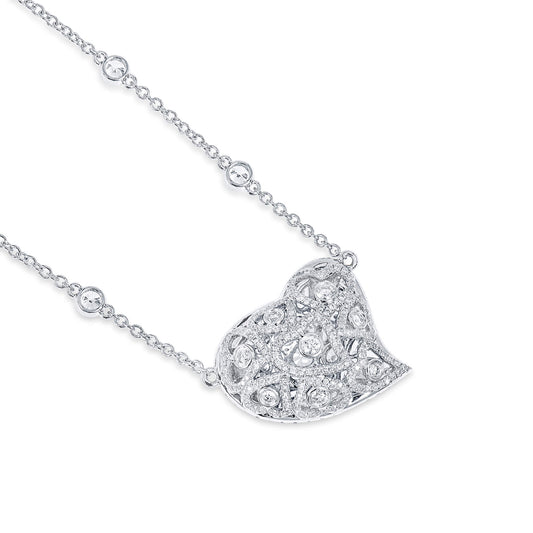 Very Light Pink Diamond Pendant, 4.70 Ct. TW, MIX shape