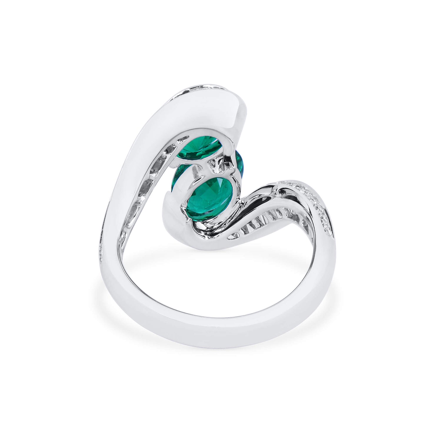 Vivid Green Colombian Emerald And Diamond Ring, 2.22 Ct. (3.47 Ct. TW), JCRG05512045