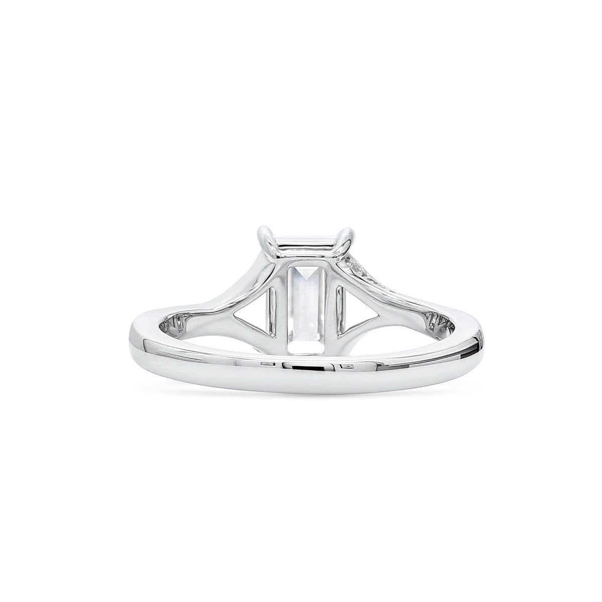 White Diamond Ring, 1.17 Ct. TW, Baguette Shape, GIA Certified