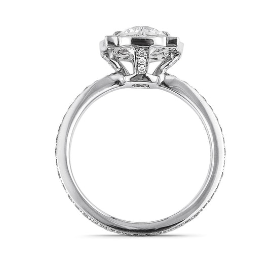 White Diamond Ring, 1.42 Ct. TW, Round Shape, IGI Certified