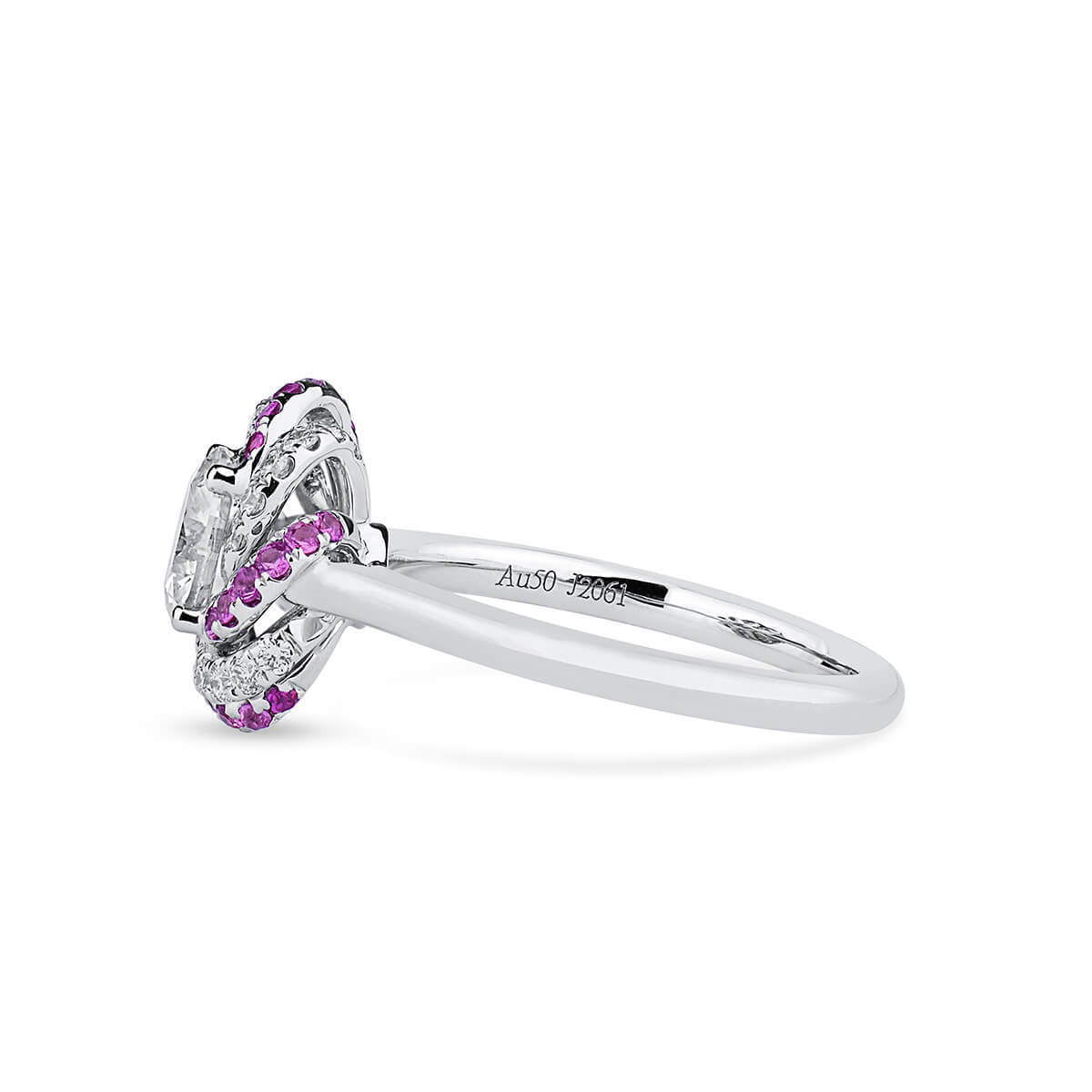 White Diamond Ring, 1.43 Ct. TW, Round Shape, GIA Certified