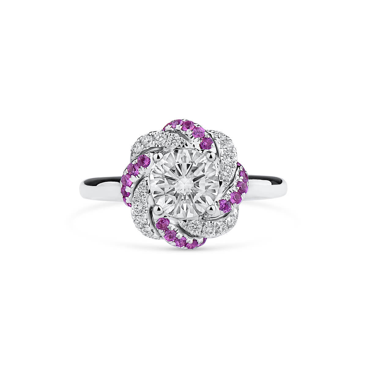White Diamond Ring, 1.43 Ct. TW, Round Shape, GIA Certified