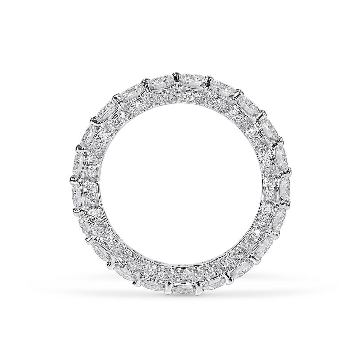 White Diamond Ring, 2.57 Ct. TW, Round shape