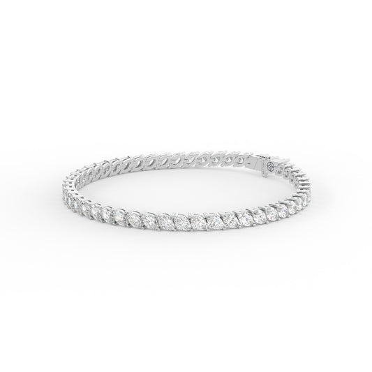 Marquise shape diamond tennis bracelet, 8.0 Ct. TW