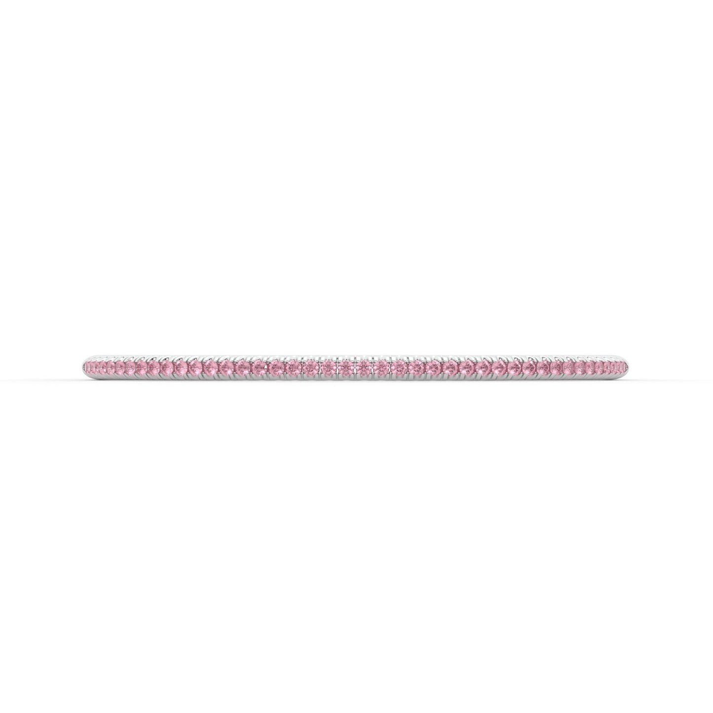 Centuria™ Bangle with Half Pavé pink sapphire