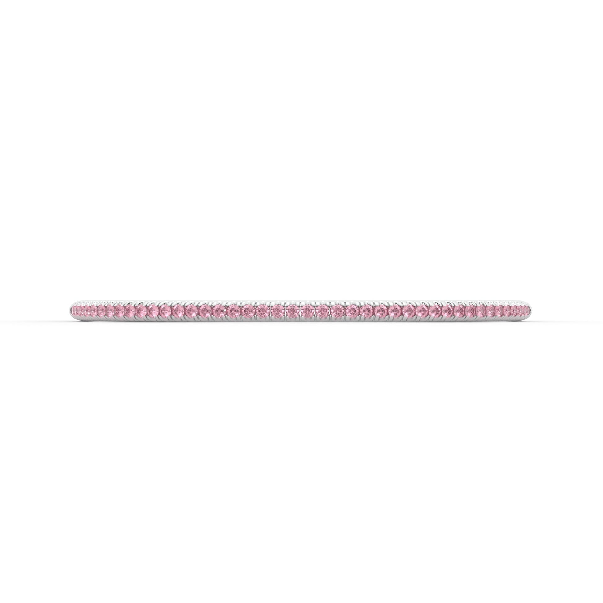 Centuria™ Bangle with Half Pavé pink sapphire