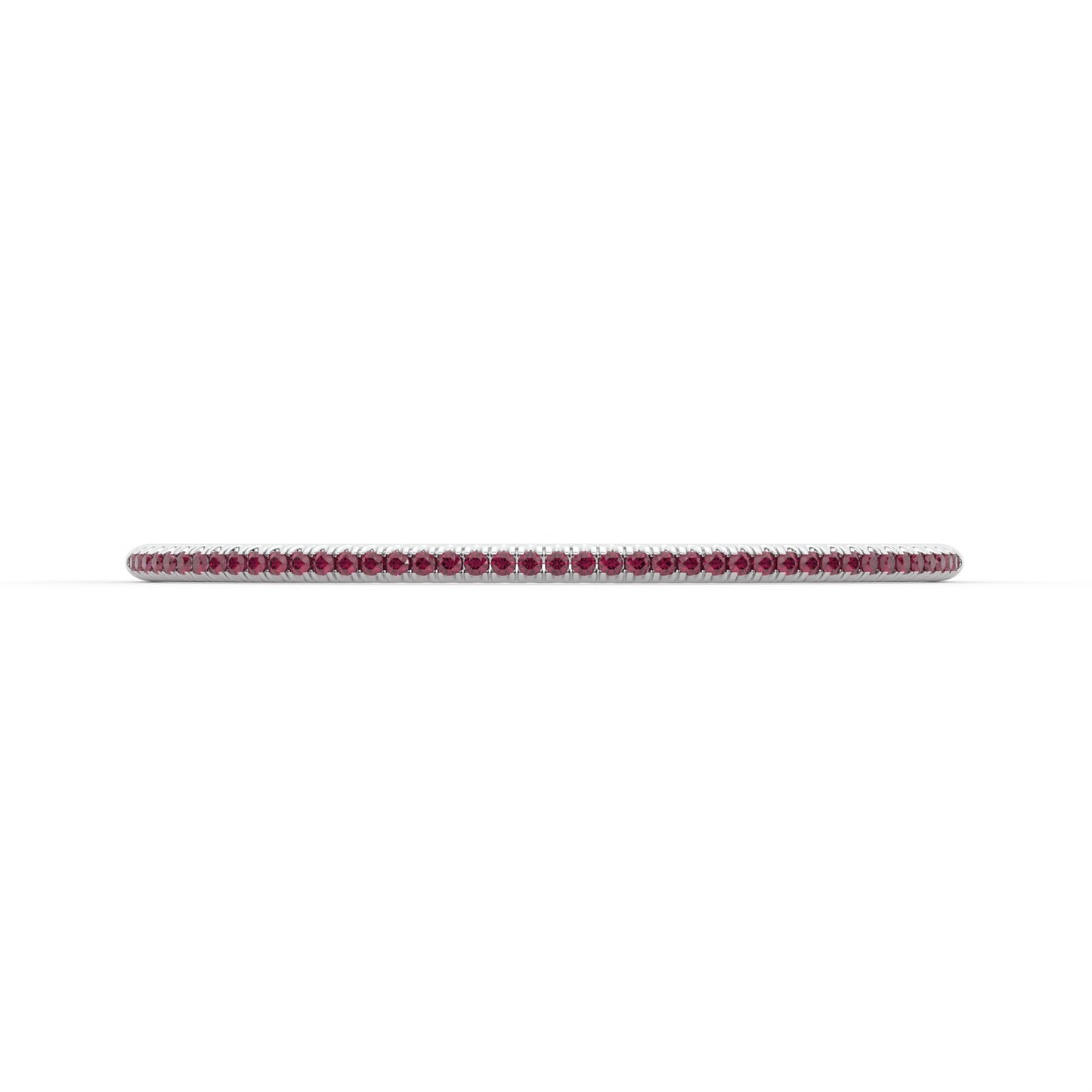 Centuria™ Bangle with Half Pavé ruby