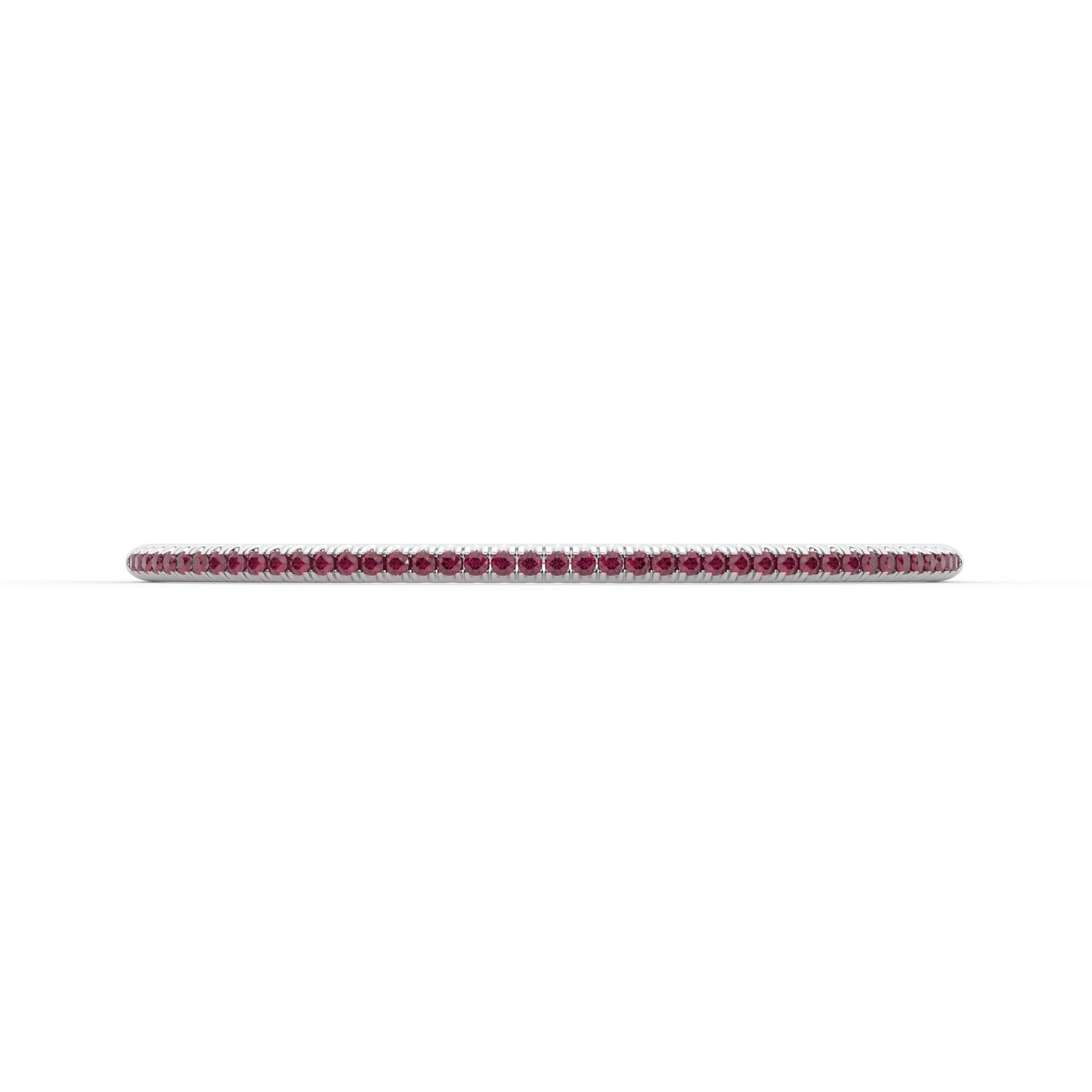 Centuria™ Bangle with Half Pavé ruby