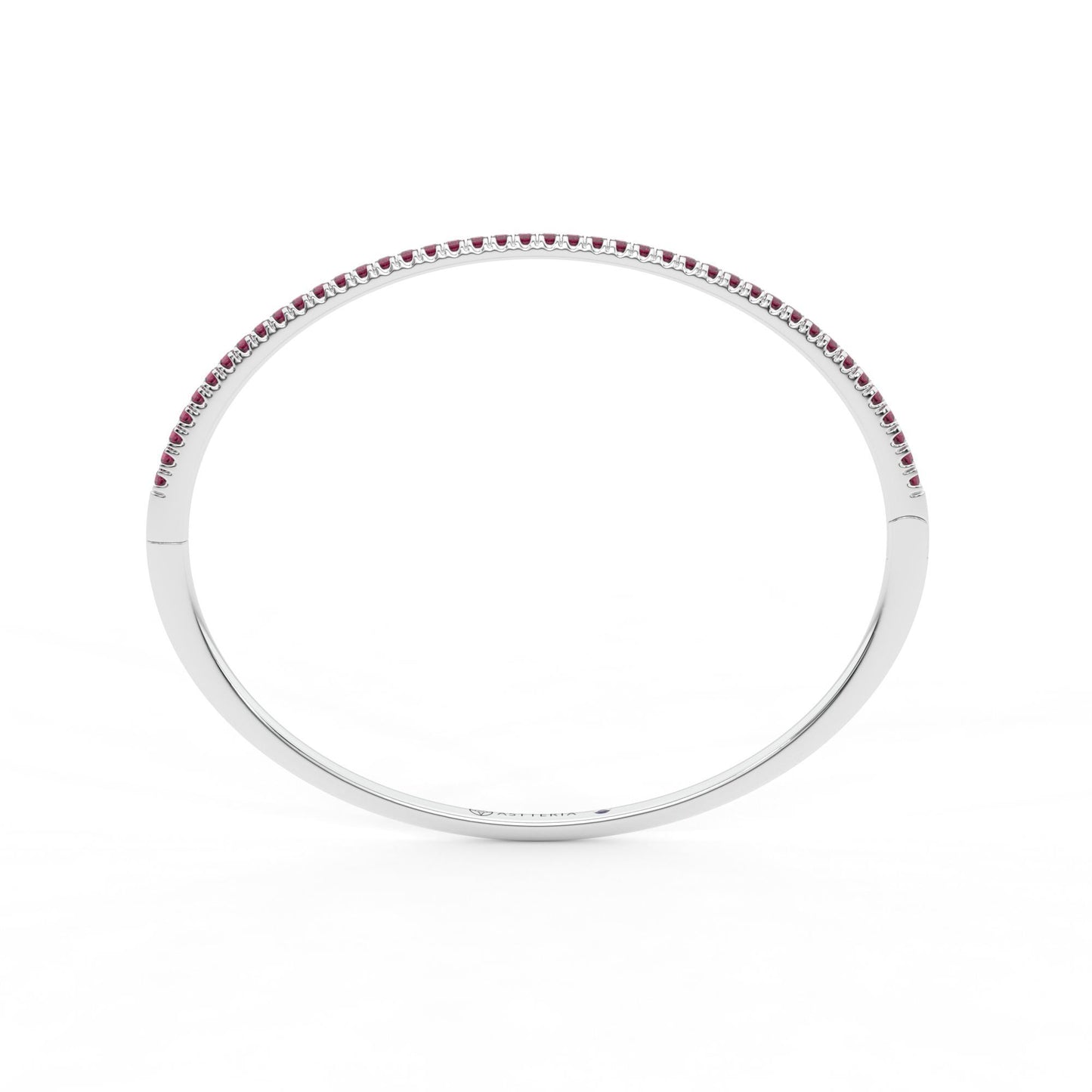 Centuria™ Bangle with Half Pavé ruby