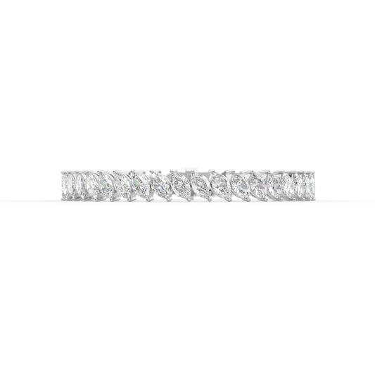 Marquise shape diamond tennis bracelet, 16.0 Ct. TW