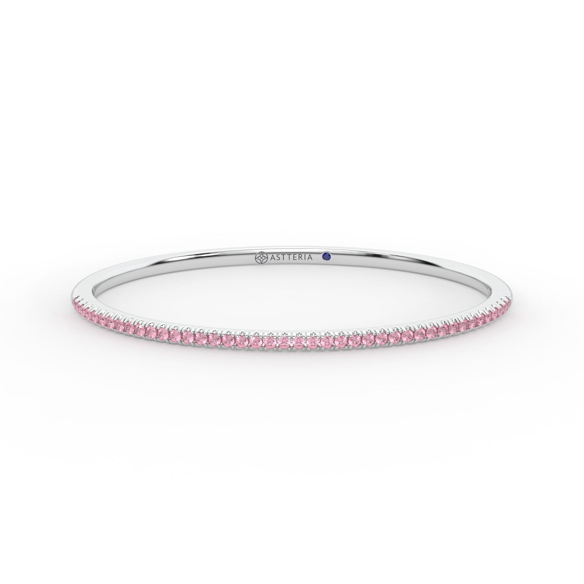Centuria™ Bangle with Half Pavé pink sapphire