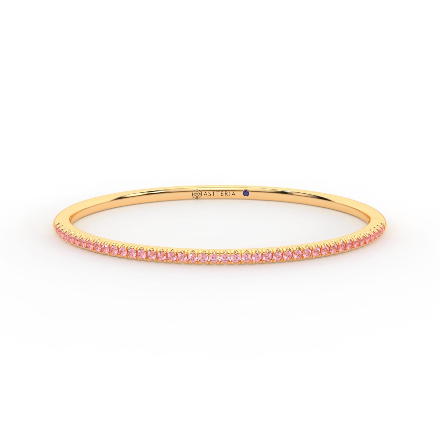Centuria™ Bangle with Half Pavé pink sapphire