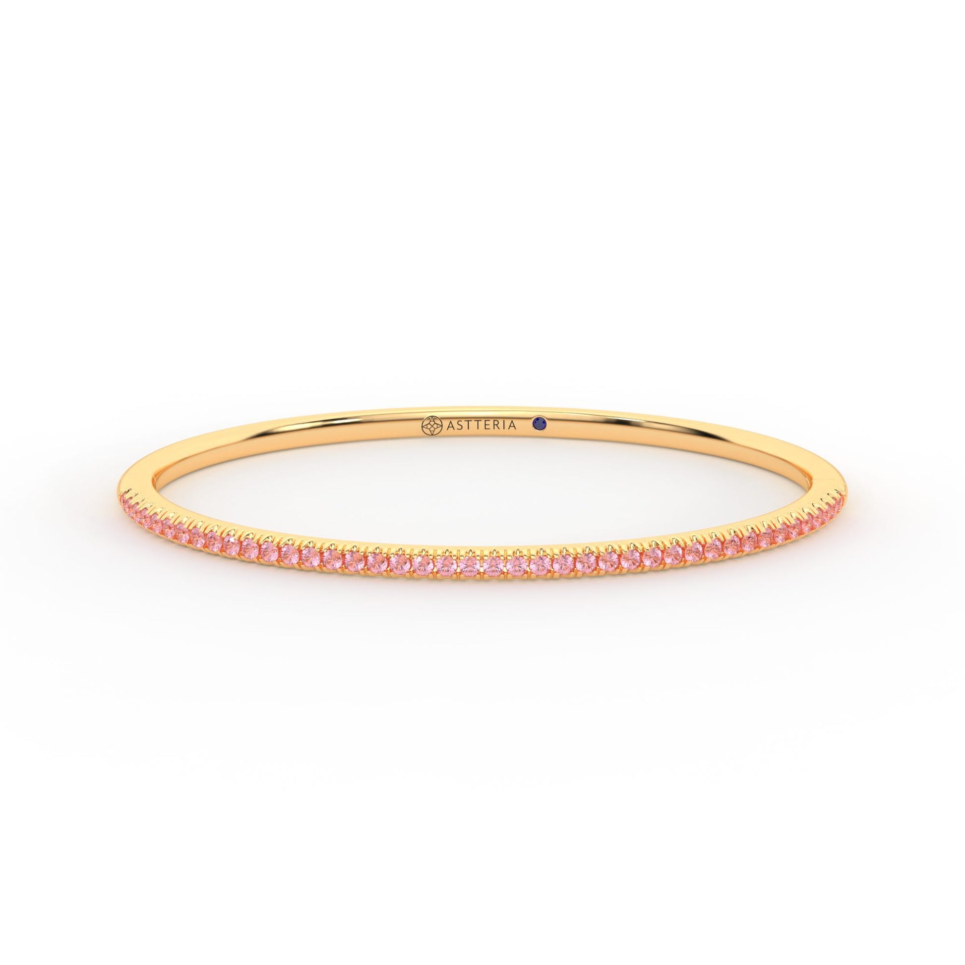Centuria™ Bangle with Half Pavé pink sapphire