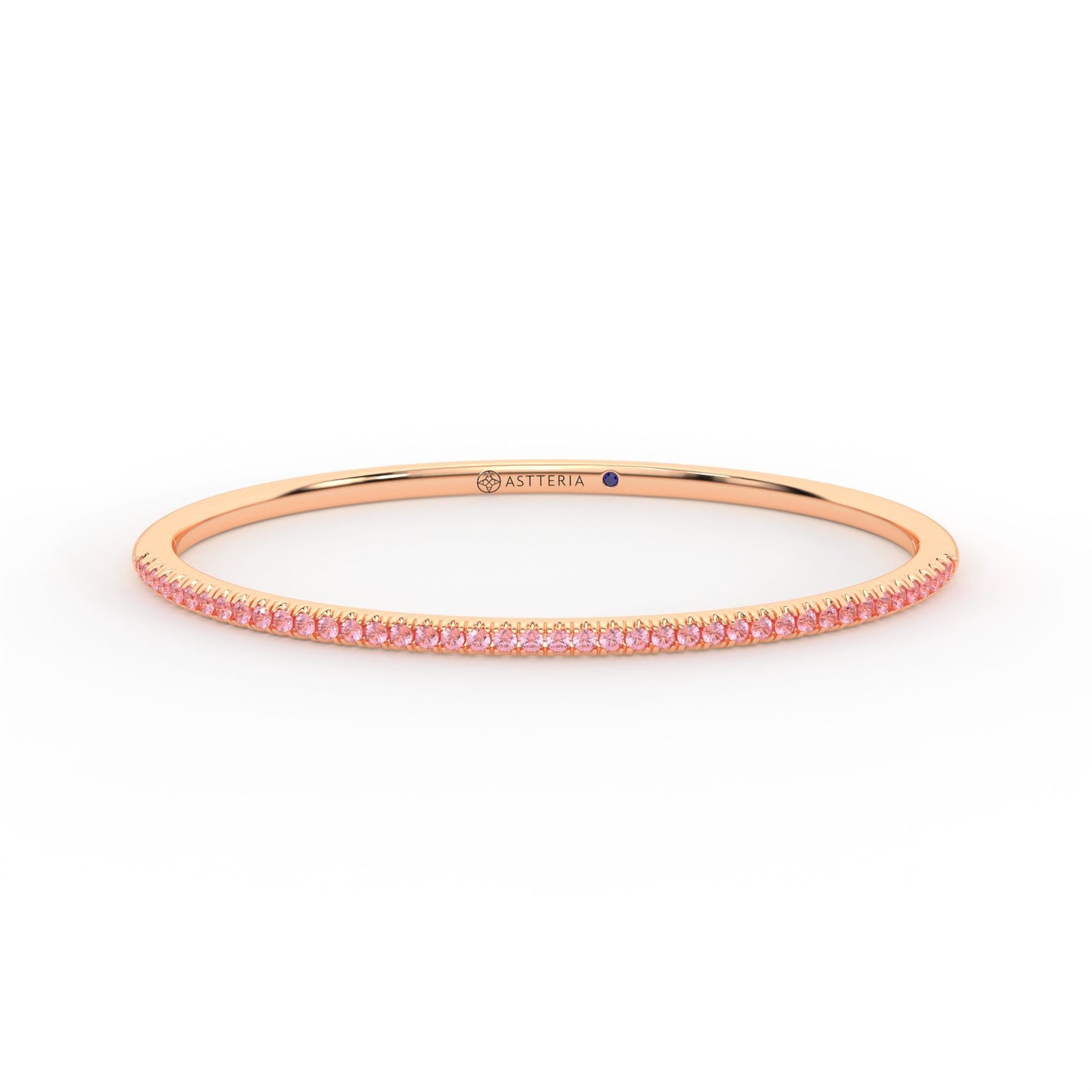 Centuria™ Bangle with Half Pavé pink sapphire