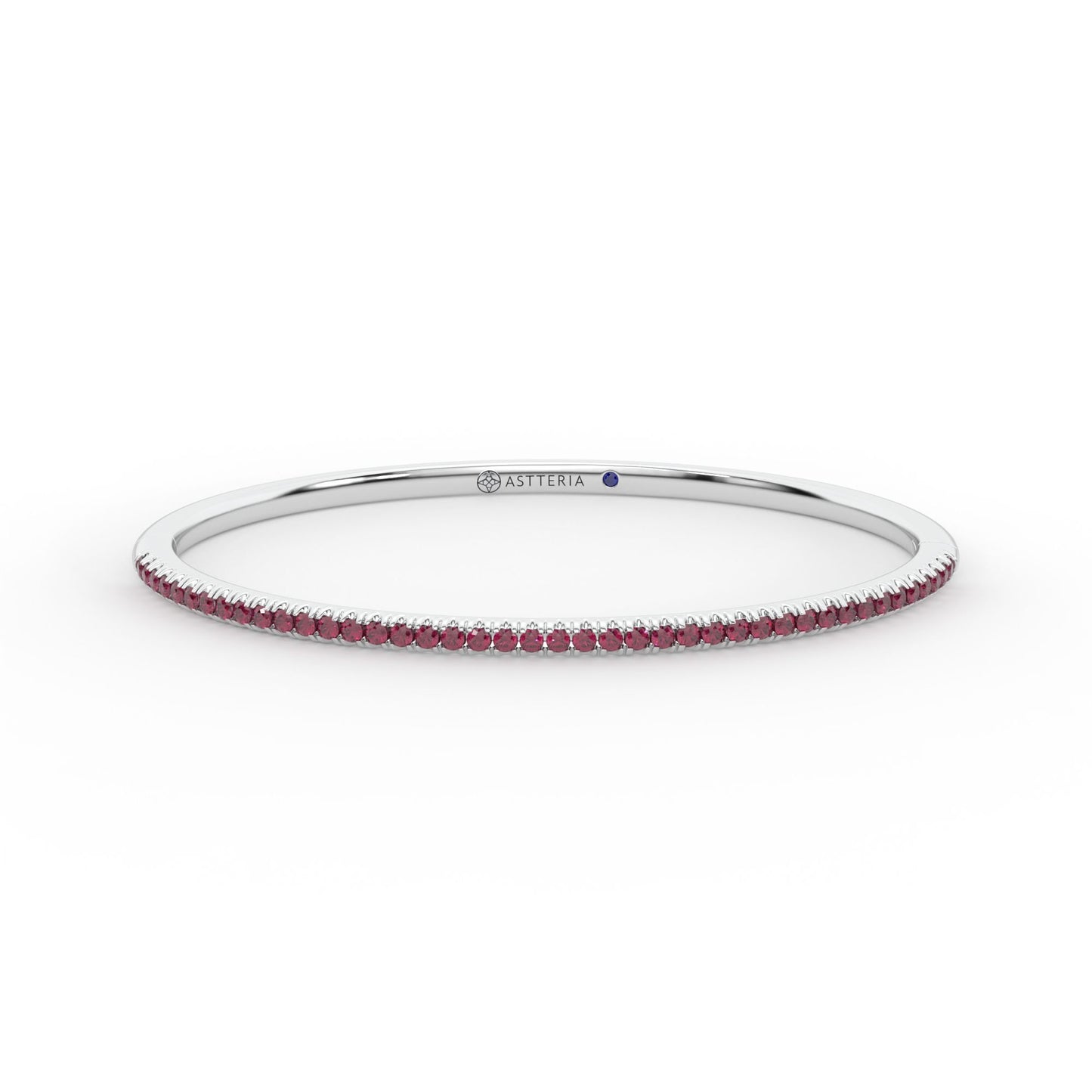 Centuria™ Bangle with Half Pavé ruby