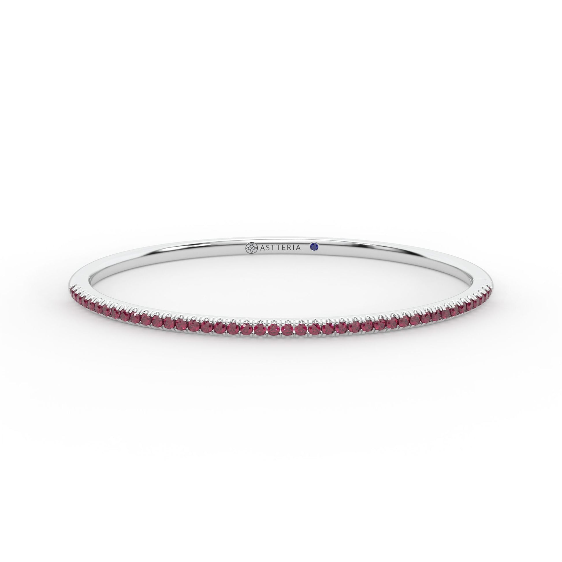 Centuria™ Bangle with Half Pavé ruby