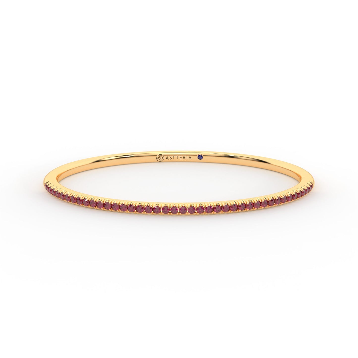 Centuria™ Bangle with Half Pavé ruby