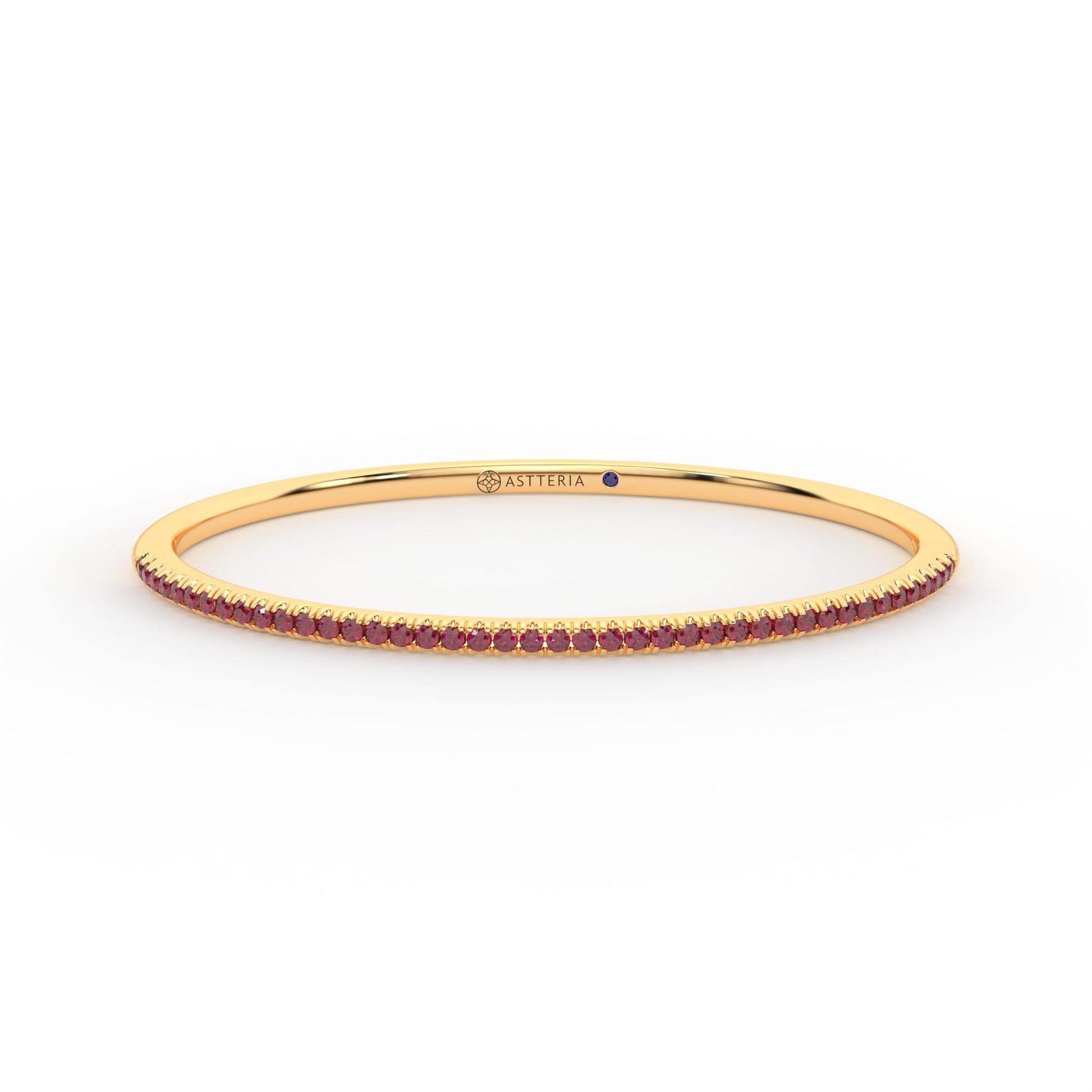 Centuria™ Bangle with Half Pavé ruby