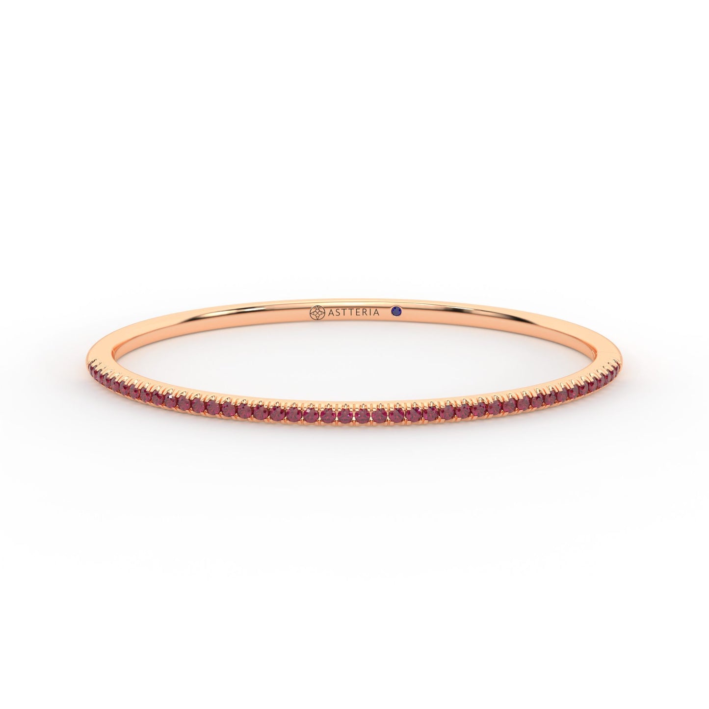 Centuria™ Bangle with Half Pavé ruby