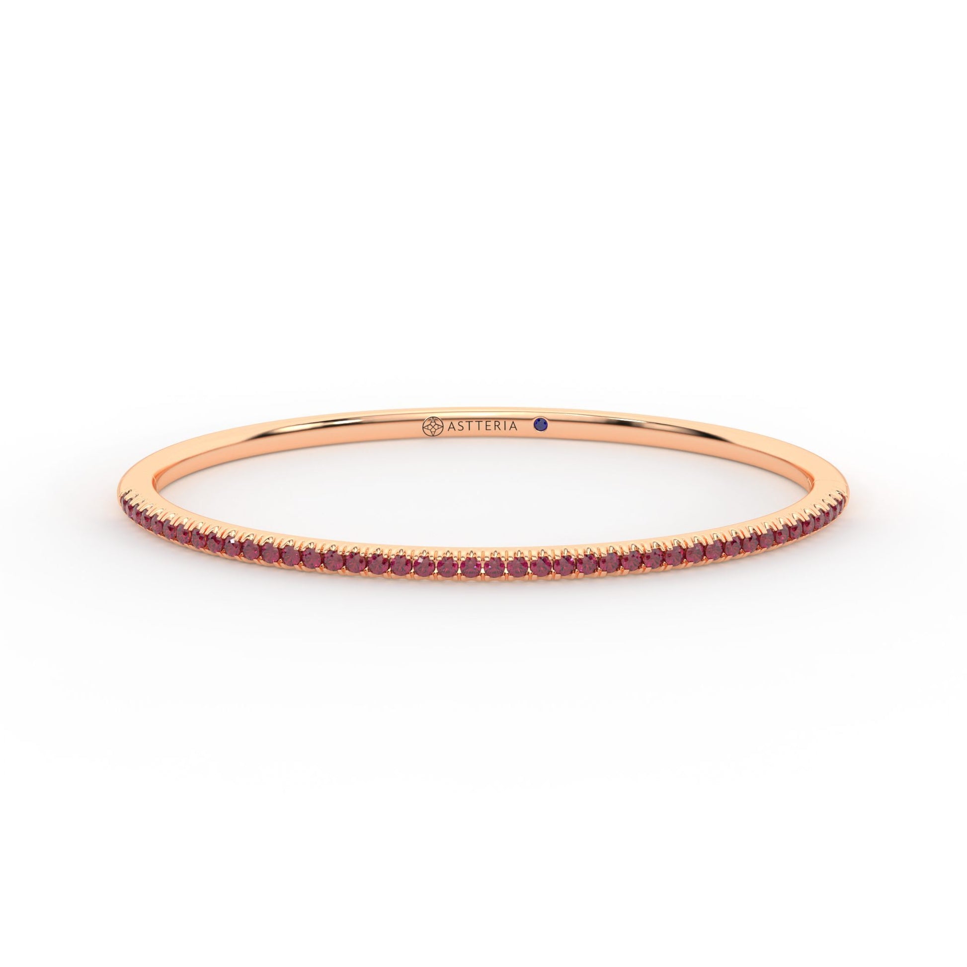 Centuria™ Bangle with Half Pavé ruby