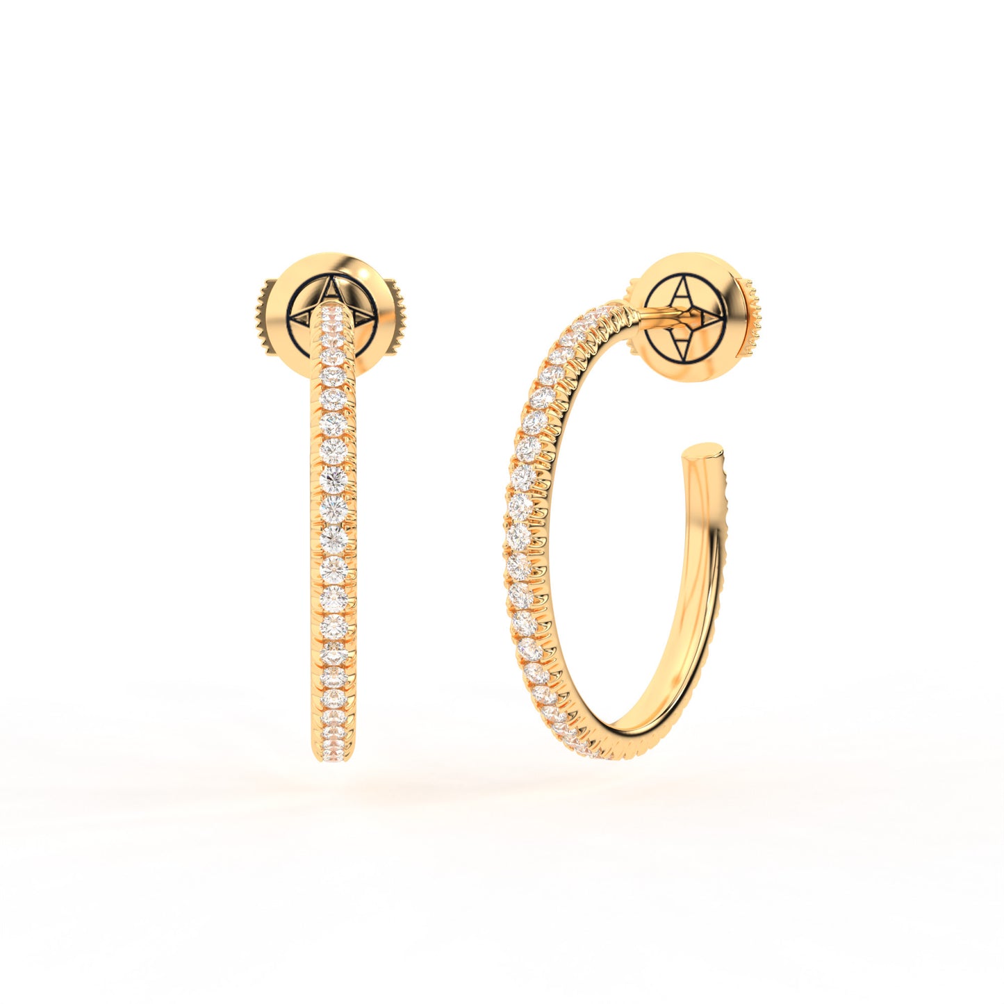 14K yellow gold, 18K yellow gold