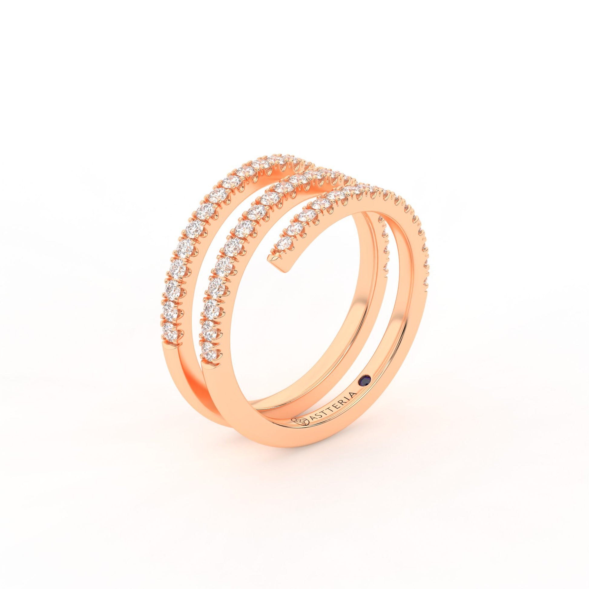 centuria-half-eternity-spiral-diamond-ring RRB15RGET4-14K-7.25-D-F