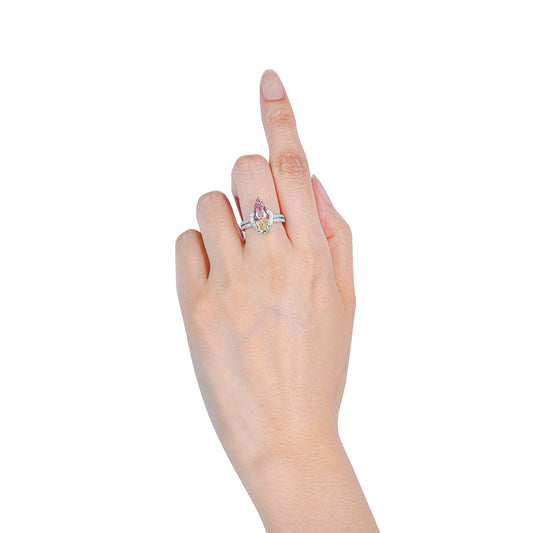 Fancy Light Pinkish Brown Diamond Ring, 2.53 Ct. TW, MIX shape, GIA Certified