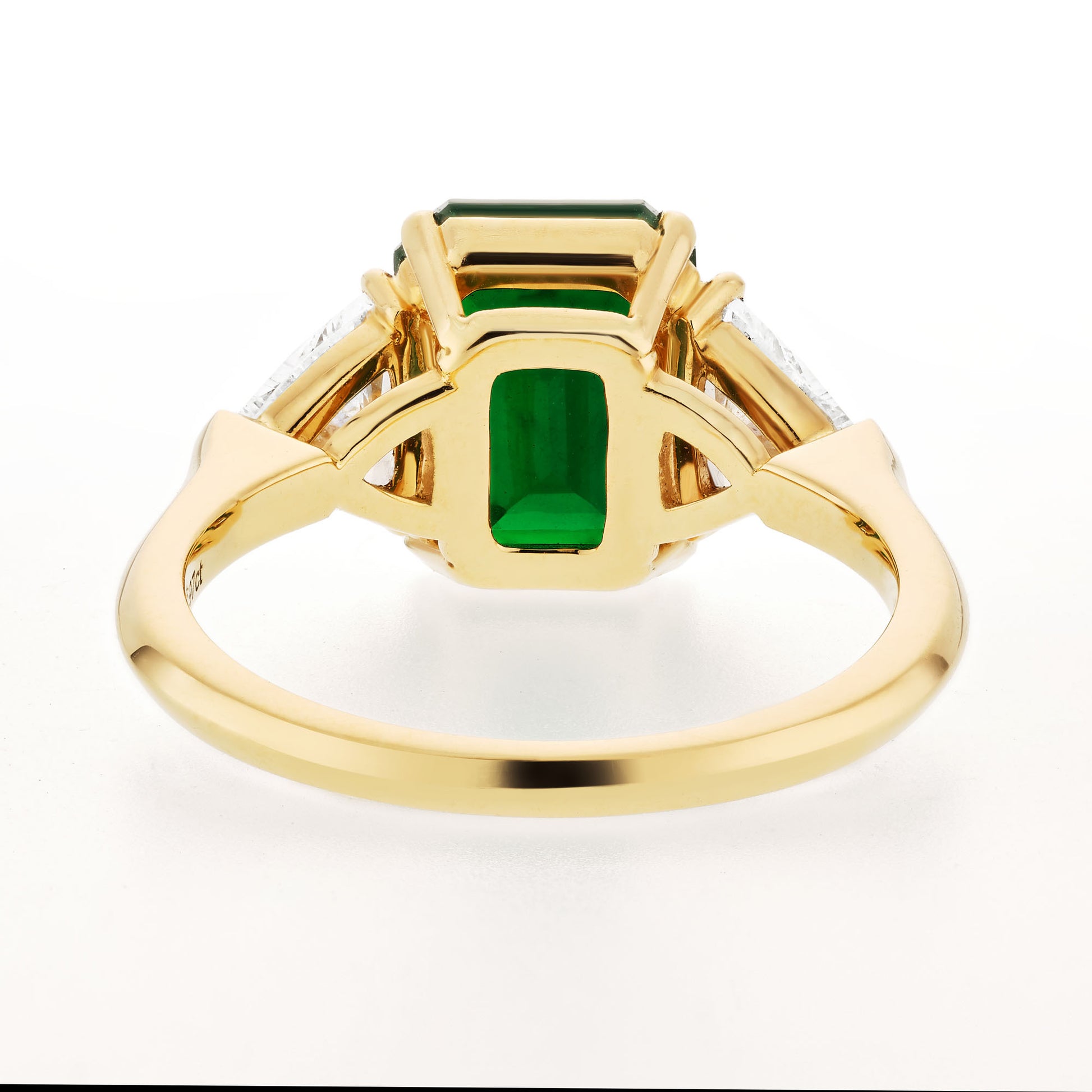 Green Emerald And Diamond Ring, 2.31 Ct. (3.28 Ct. TW), GRS2022-058208
