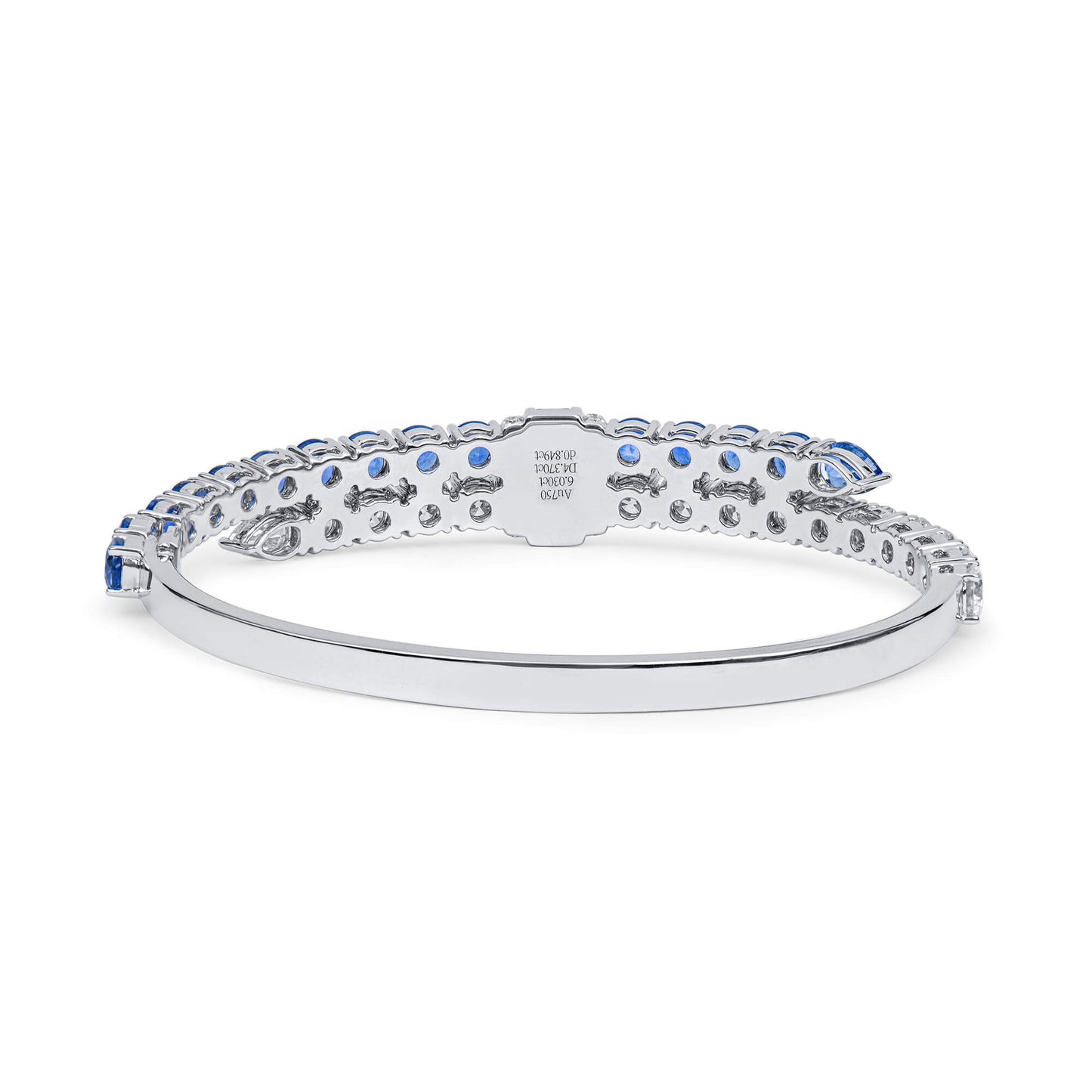 Natural Vivid Blue Sapphire Bracelet, 11.25 Ct. TW, Mix shape, GIA Certified