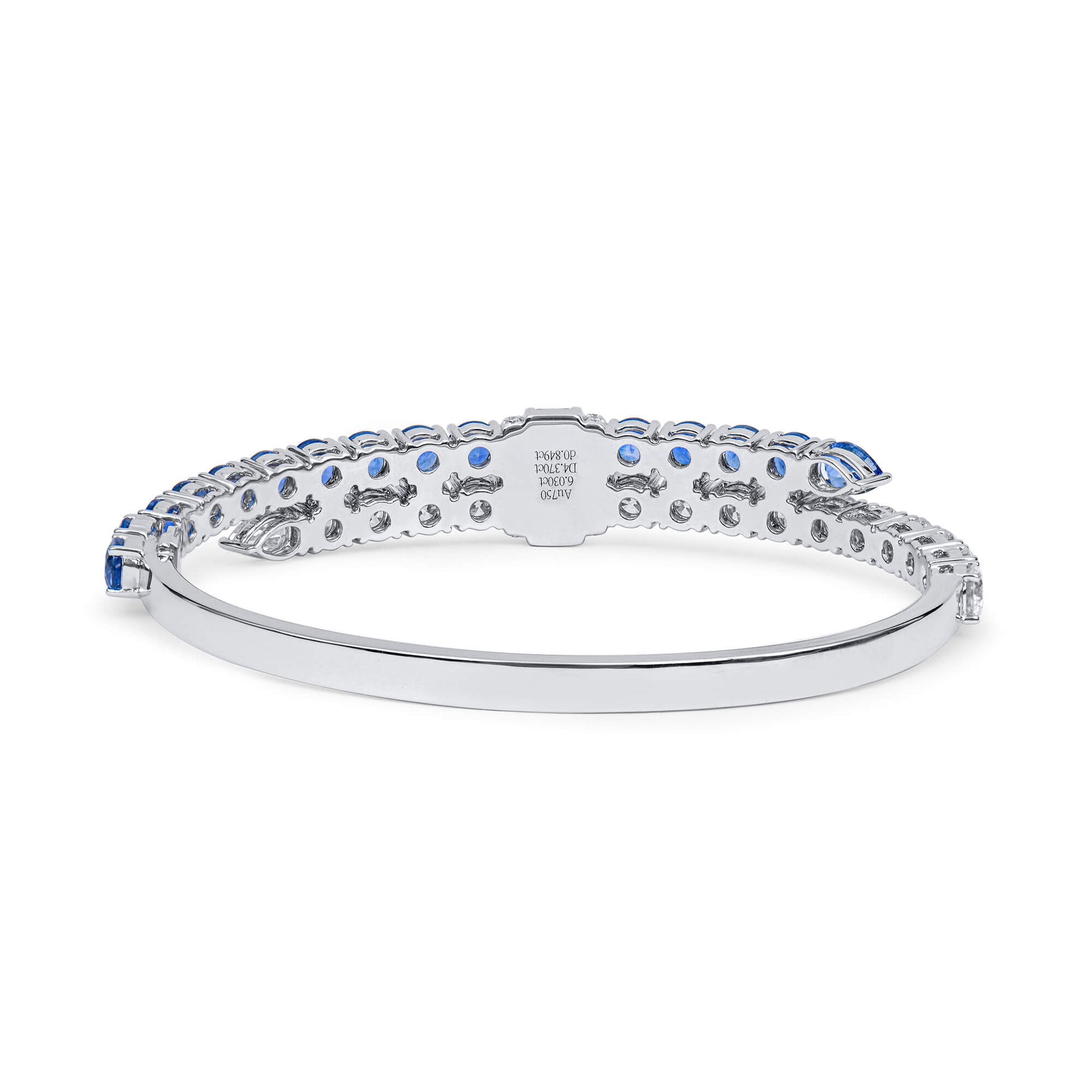 Natural Vivid Blue Sapphire Bracelet, 11.25 Ct. TW, Mix shape, GIA Certified