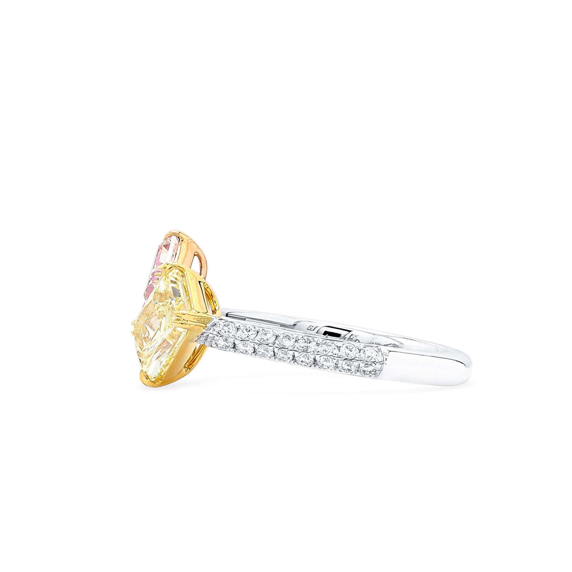 Light Pink Diamond Ring, 2.64 Ct. TW, MIX shape, GIA Certified