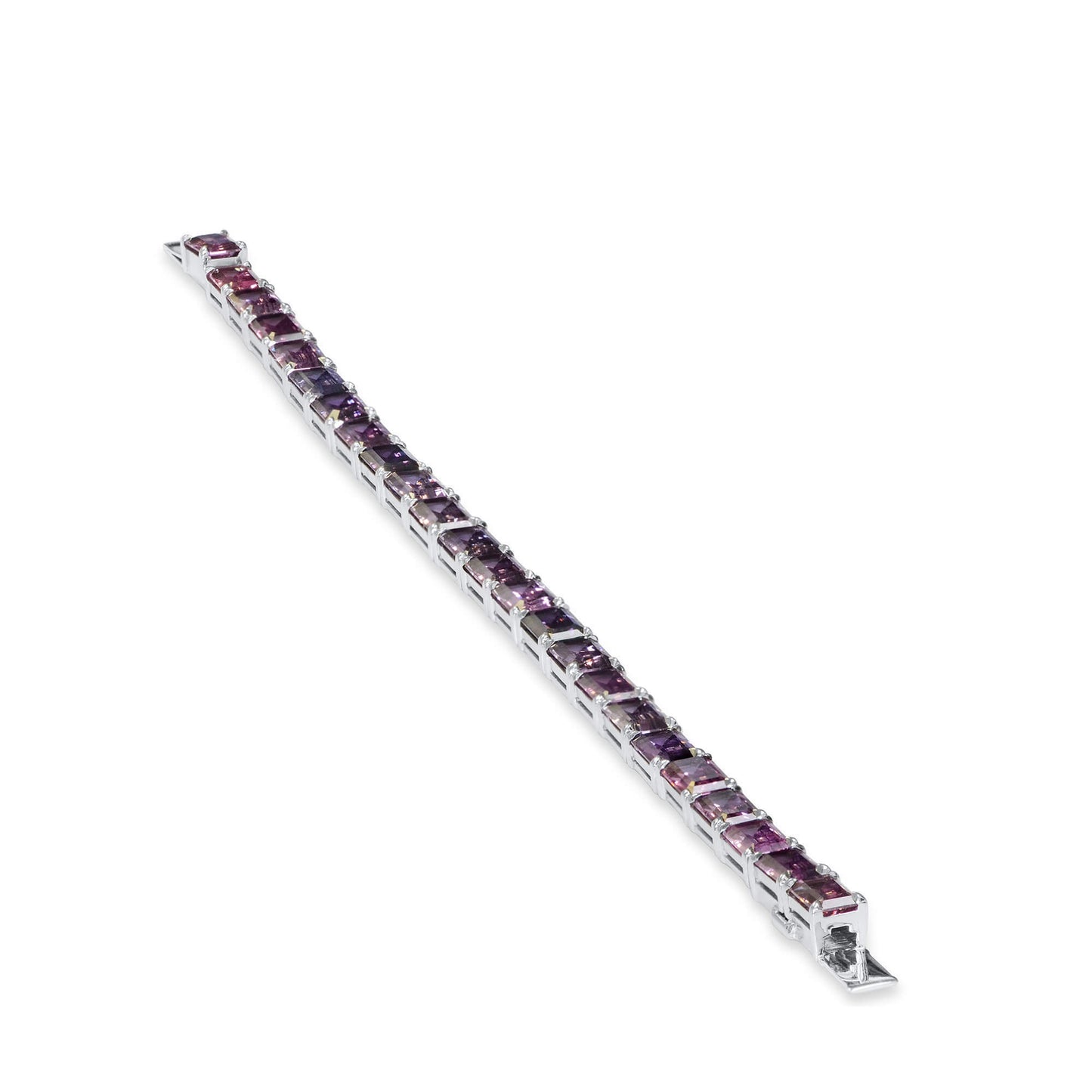Natural Purple Spinel Bracelet, 23.68 Carat, Unheated