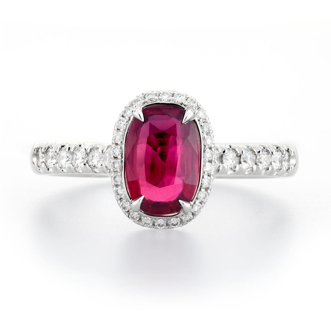 1 Carat Ruby Ring