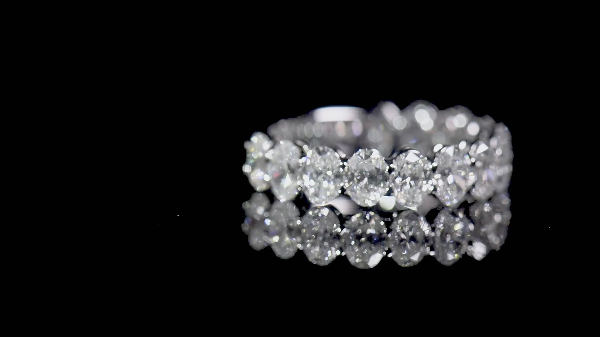White Diamond Ring, 3.12 Ct. TW, Oval shape