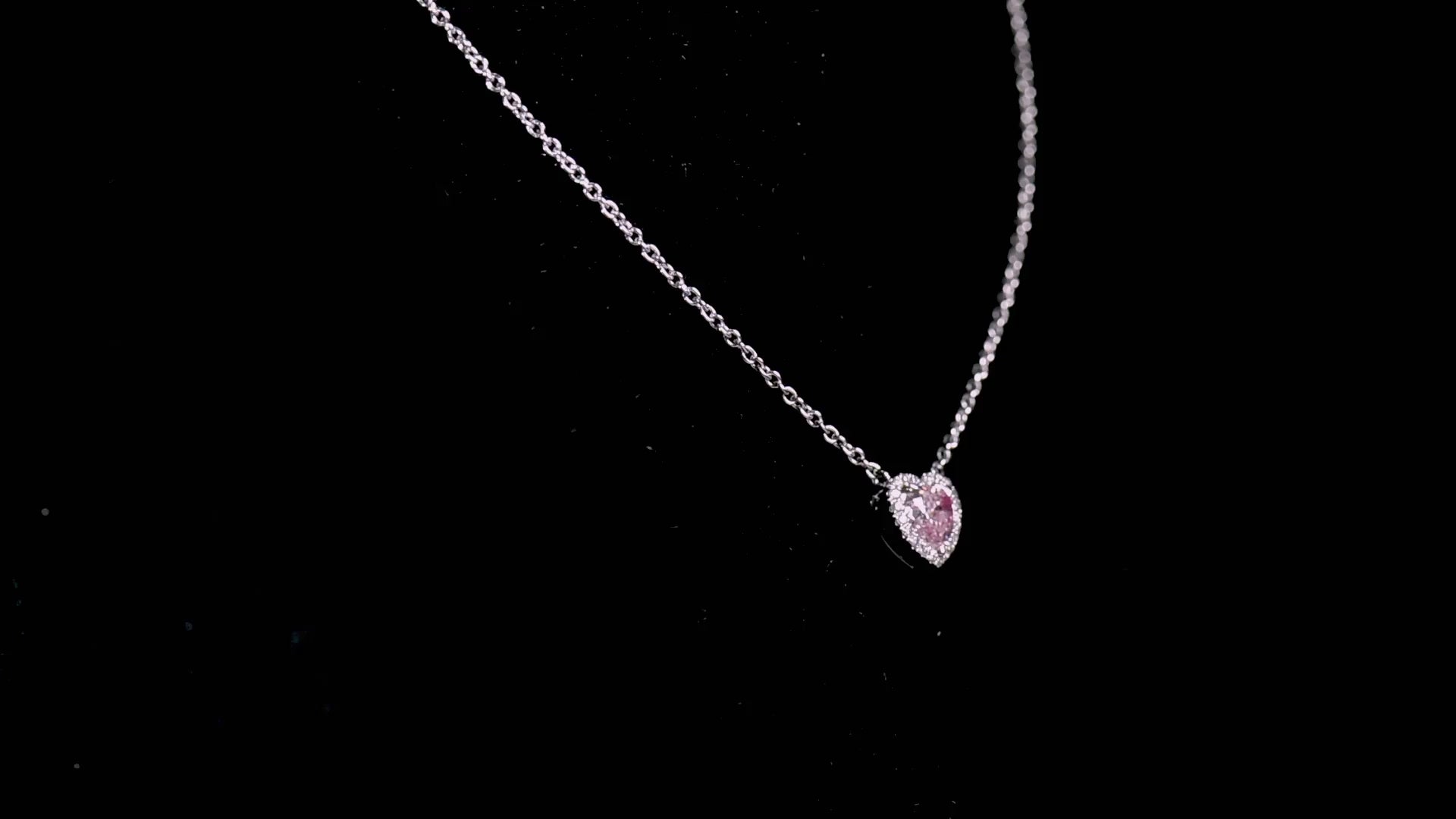 Light Pink Diamond Pendant, 0.77 Ct. TW, Heart shape, GIA Certified