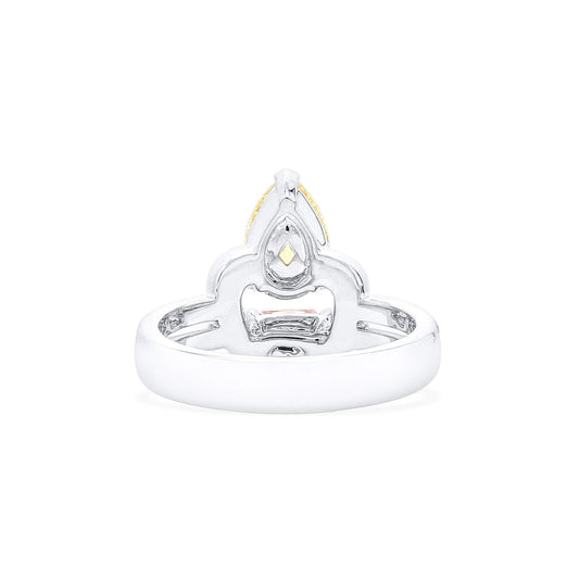 Very Light Pinkish Brown Diamond Ring, 2.59 Ct. TW, MIX shape, GIA Certified