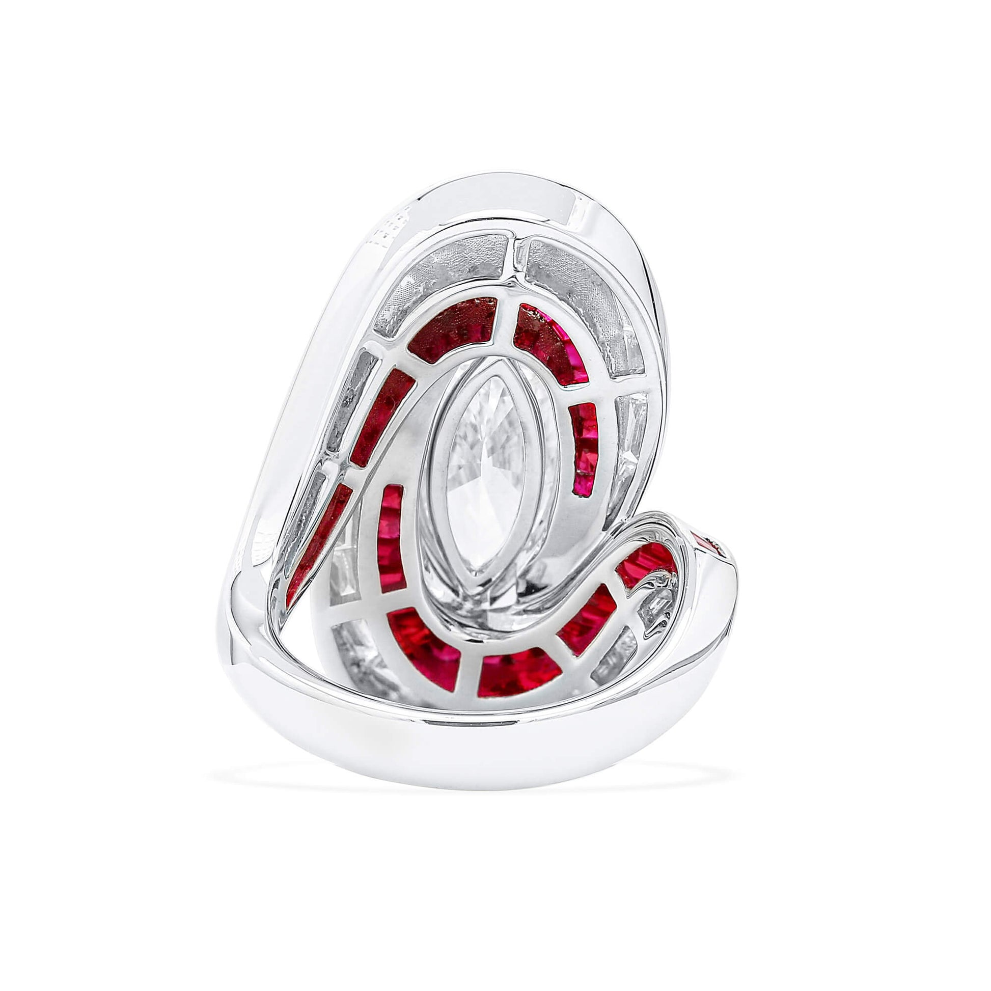 White Diamond and Ruby Ring, 4.30 Ct. (7.77 Ct. TW), GIA Certified 5221919332