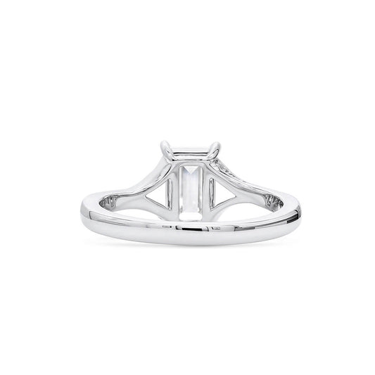 White Diamond Ring, 1.17 Ct. TW, Baguette Shape, GIA Certified