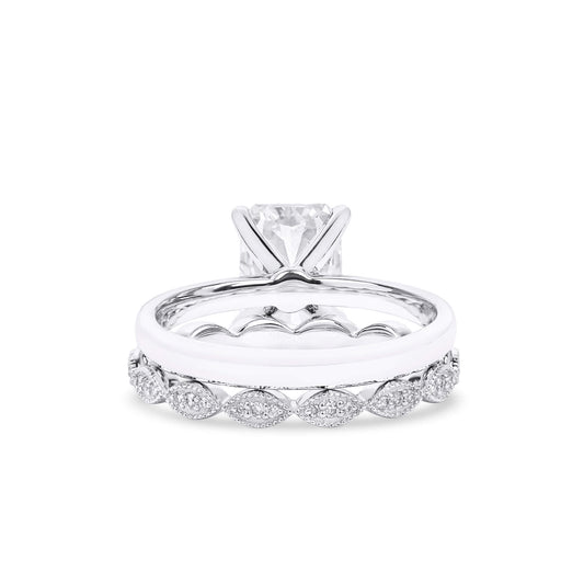 White Diamond Ring, 2.15 Ct. TW, Radiant Shape, GIA Certified