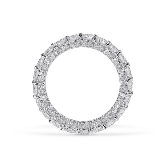 White Diamond Ring, 2.57 Ct. TW, Round shape