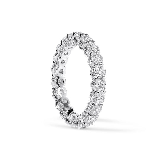 White Diamond Ring, 2.57 Ct. TW, Round shape