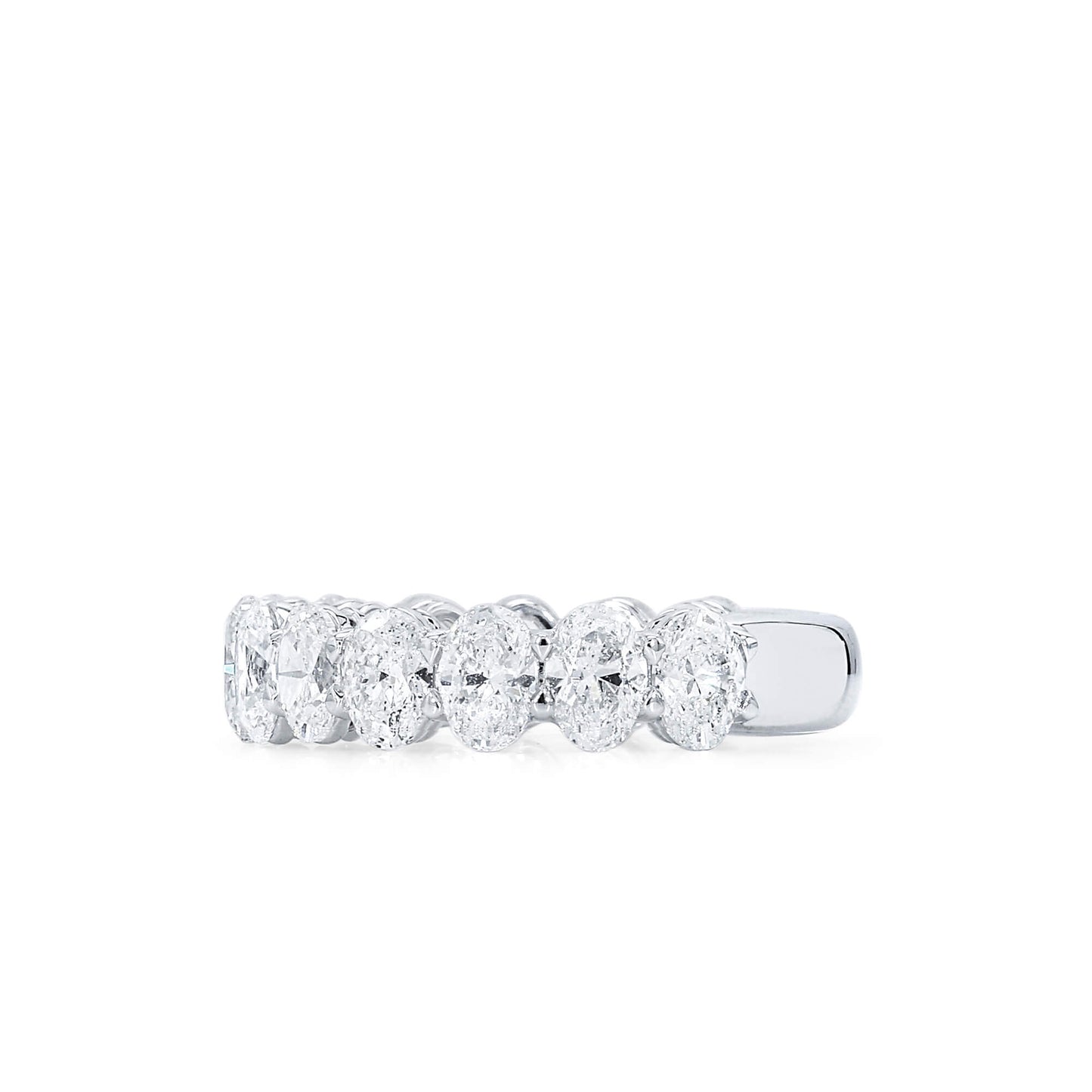 White Diamond Ring, 3.12 Ct. TW, Oval shape