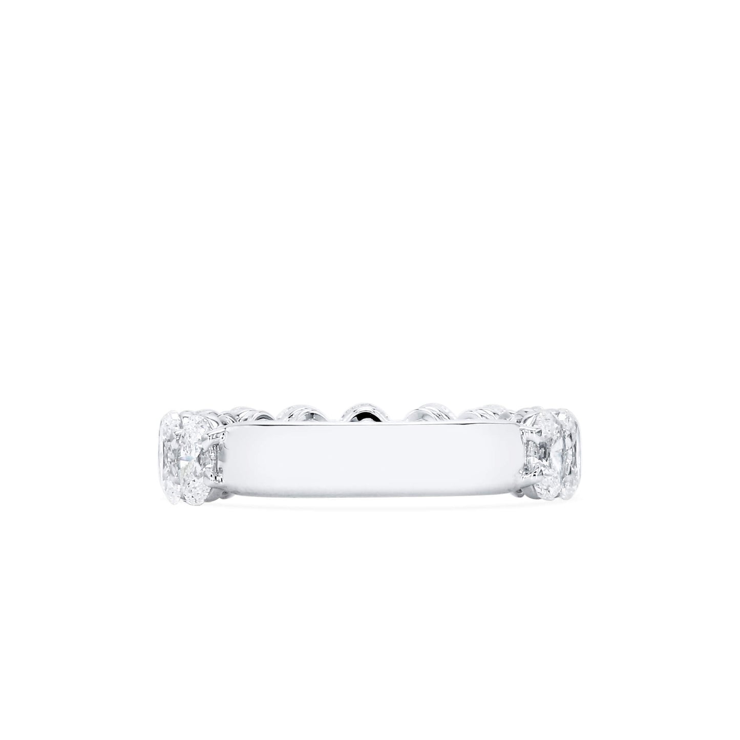 White Diamond Ring, 3.12 Ct. TW, Oval shape