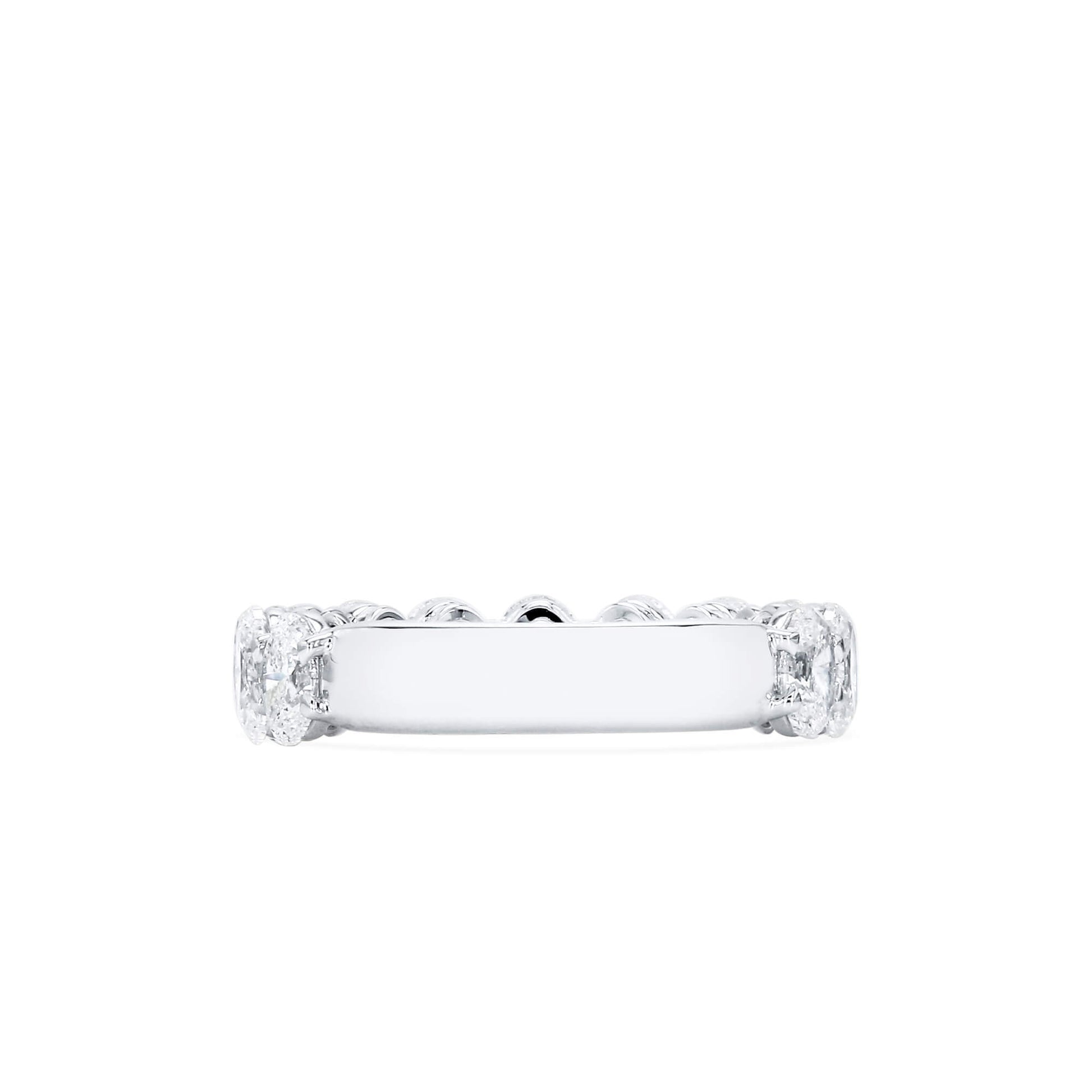 White Diamond Ring, 3.12 Ct. TW, Oval shape
