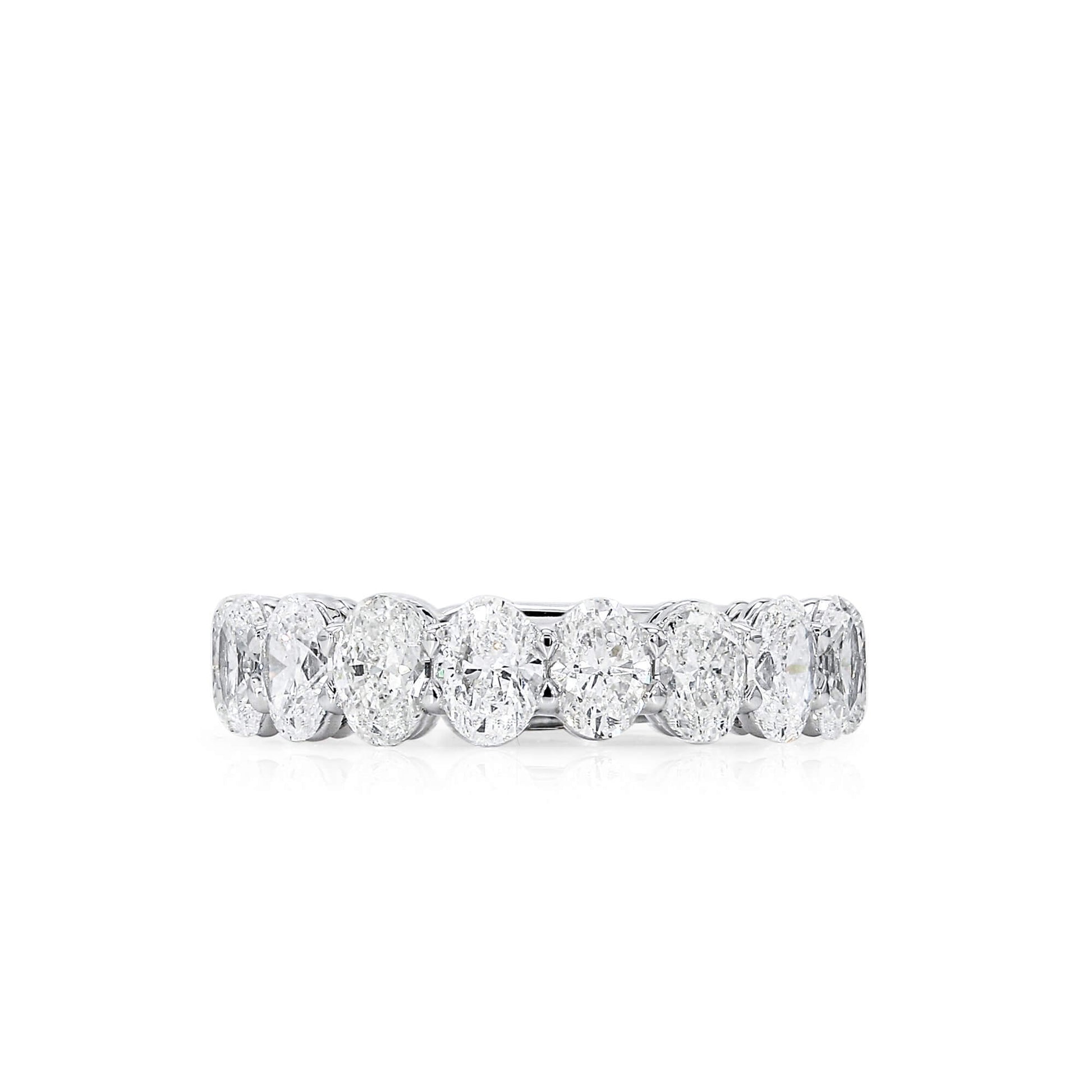 White Diamond Ring, 3.12 Ct. TW, Oval shape