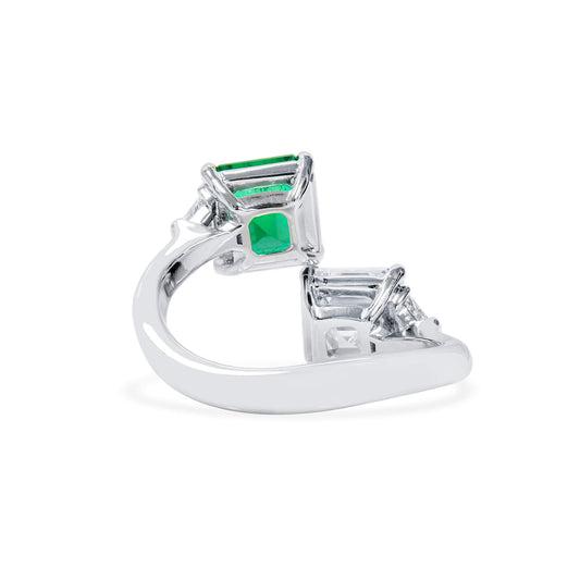 White Diamond Ring, 4.37 Ct. TW, Asscher shape